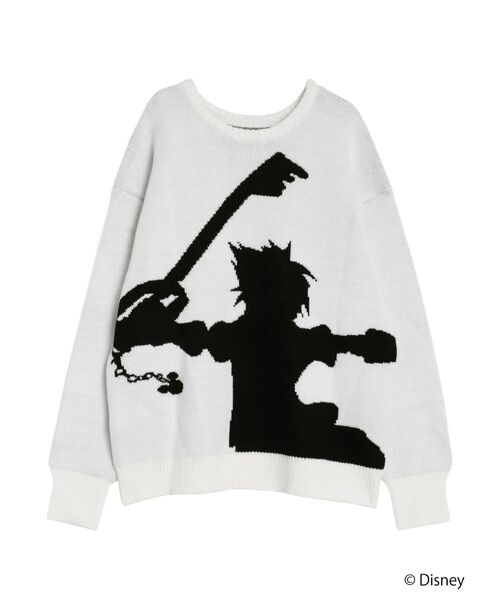 CALNAMUR（カルナムール）の「キングダムハーツ シルエット2wayニット（ニット/セーター・レディース・ピンク/オフホワイト/グレー・FREE）」の19枚目の写真