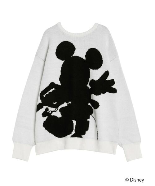 CALNAMUR（カルナムール）の「キングダムハーツ シルエット2wayニット（ニット/セーター・レディース・ピンク/オフホワイト/グレー・FREE）」の18枚目の写真