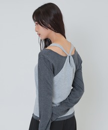 back twist layered tops
