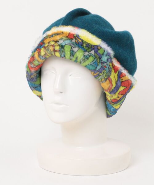 go slow caravan（ゴースローキャラバン）の「オーストラリアン メリノウール ベレー（ハンチング/ベレー帽・レディース・パープル系その他・FREE）」の8枚目の写真