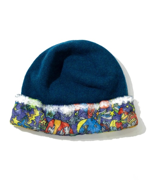 go slow caravan（ゴースローキャラバン）の「オーストラリアン メリノウール ベレー（ハンチング/ベレー帽・レディース・パープル系その他・FREE）」の7枚目の写真