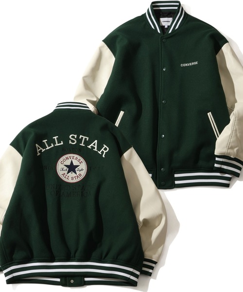 セール】【CONVERSE/コンバース】 デニム＆フェイクメルトン 袖