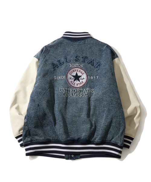 セール】【CONVERSE/コンバース】 デニム＆フェイクメルトン 袖