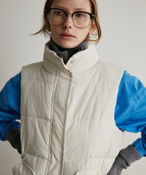 中綿スタンドベスト（ダウンベスト）｜Auntie Rosa Holiday（アンティ