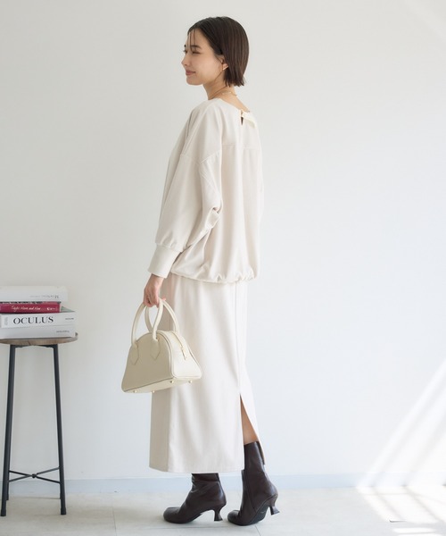 KATHARINE ROSS（キャサリンロス）の「【KATHARINE ROSS】カットコーデュロイタイトスカート（スカート・レディース・アイボリー/チャコールグレー・FREE）」の17枚目の写真