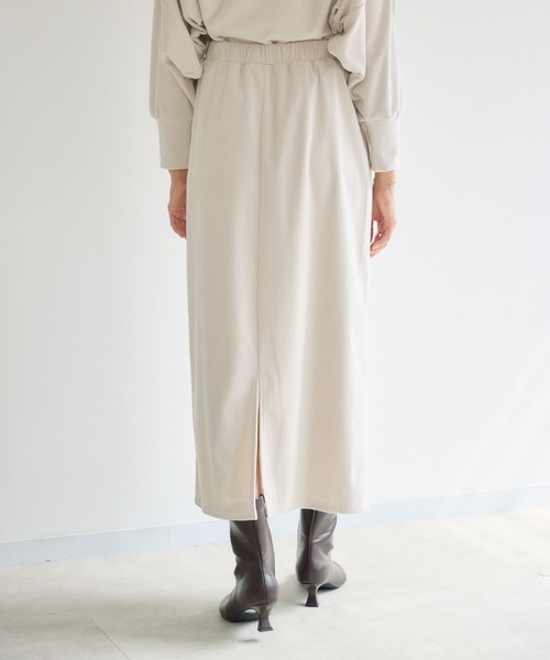 KATHARINE ROSS（キャサリンロス）の「【KATHARINE ROSS】カットコーデュロイタイトスカート（スカート・レディース・アイボリー/チャコールグレー・FREE）」の20枚目の写真