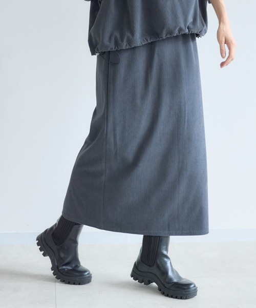 KATHARINE ROSS（キャサリンロス）の「【KATHARINE ROSS】カットコーデュロイタイトスカート（スカート・レディース・アイボリー/チャコールグレー・FREE）」の9枚目の写真