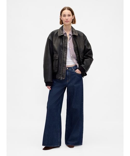 セール】ロースラング エクストラバギーデニム（デニムパンツ）｜GAP