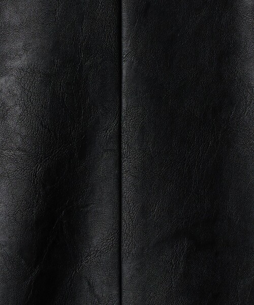 SACRA（サクラ）の「＜SACRA＞レザーライク Uネック ワンピース（ワンピース・レディース・ブラック・38）」の16枚目の写真