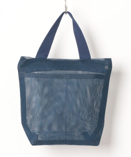 Pochi Pouch(ポチポーチ)の「Pochi Pouch/トラベル シースルー メッシュ ジップ スパバッグ(エコバッグ/サブバッグ・レディース・ピンク/ネイビー/オフホワイト・FREE)」の13枚目の写真
