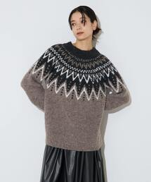 MOARE CLASSIC 幾何学模様セーター MOARE CLASSIC 幾何学模様セーター