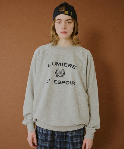 BROKEN BASE(ブロークンベース)の「Crewneck College Sweat / クルーネックカレッジスウェット(スウェット・メンズ・ネイビー/グレー・SMALL/MEDIUM/LARGE)」の22枚目の写真