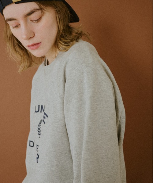 BROKEN BASE(ブロークンベース)の「Crewneck College Sweat / クルーネックカレッジスウェット(スウェット・メンズ・ネイビー/グレー・SMALL/MEDIUM/LARGE)」の16枚目の写真