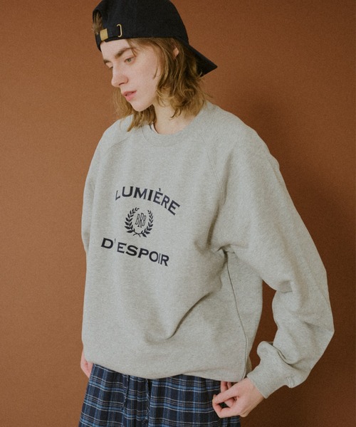 BROKEN BASE(ブロークンベース)の「Crewneck College Sweat / クルーネックカレッジスウェット(スウェット・メンズ・ネイビー/グレー・SMALL/MEDIUM/LARGE)」の20枚目の写真