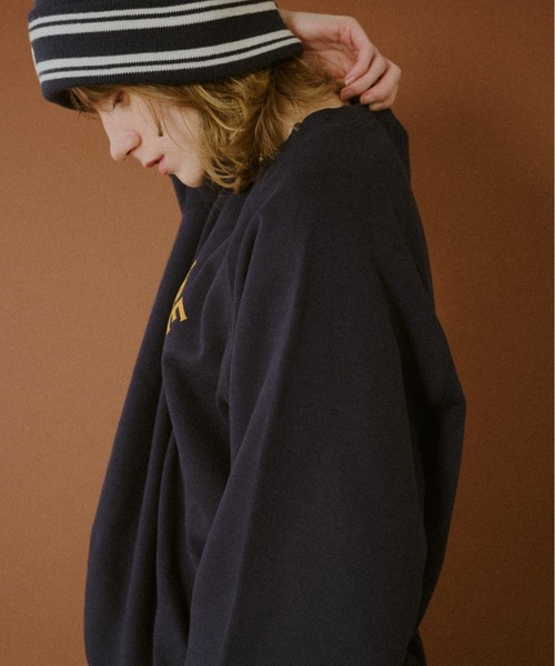 BROKEN BASE(ブロークンベース)の「Crewneck College Sweat / クルーネックカレッジスウェット(スウェット・メンズ・ネイビー/グレー・SMALL/MEDIUM/LARGE)」の6枚目の写真