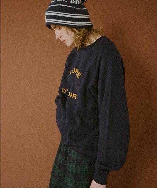 BROKEN BASE(ブロークンベース)の「Crewneck College Sweat / クルーネックカレッジスウェット(スウェット・メンズ・ネイビー/グレー・SMALL/MEDIUM/LARGE)」の4枚目の写真