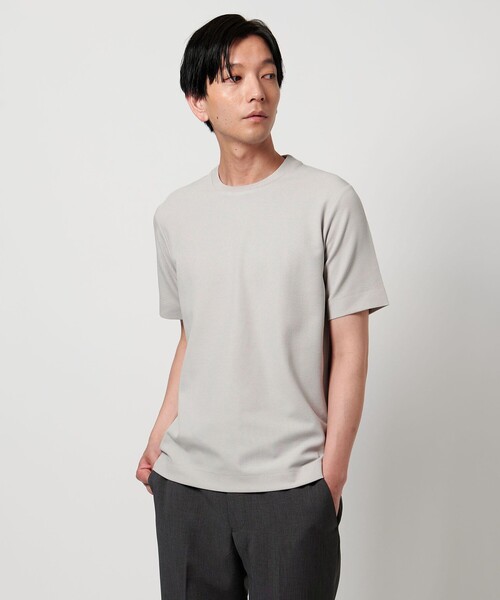 A DAY IN THE LIFE UNITED ARROWS(アデイインザライフユナイテッドアローズ)の「サーフニット ジャケット Tシャツ<A DAY IN THE LIFE>(Tシャツ/カットソー・メンズ・ライトグレー・S)」の2枚目の写真