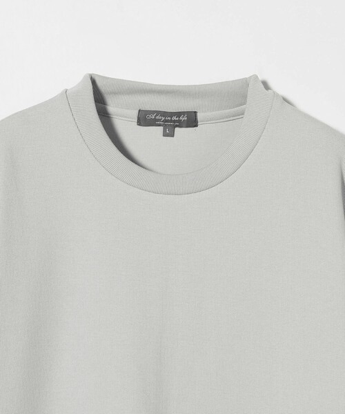 A DAY IN THE LIFE UNITED ARROWS(アデイインザライフユナイテッドアローズ)の「サーフニット ジャケット Tシャツ<A DAY IN THE LIFE>(Tシャツ/カットソー・メンズ・ライトグレー・S)」の8枚目の写真