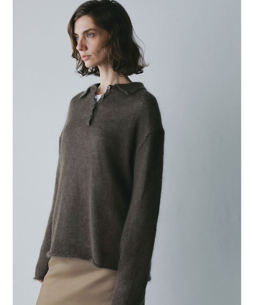 HER.(ハー)の「モヘアポロニット(ニット/セーター・レディース・モカ/ライトグレー・フリー)」の3枚目の写真