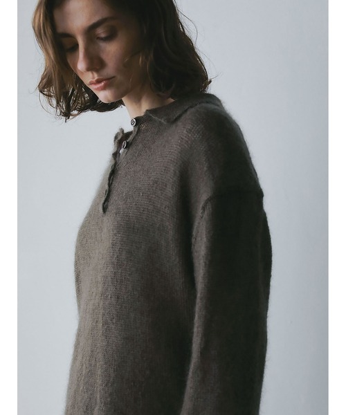 HER.(ハー)の「モヘアポロニット(ニット/セーター・レディース・モカ/ライトグレー・フリー)」の4枚目の写真