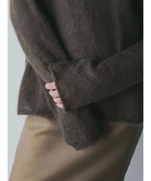 HER.(ハー)の「モヘアポロニット(ニット/セーター・レディース・モカ/ライトグレー・フリー)」の9枚目の写真