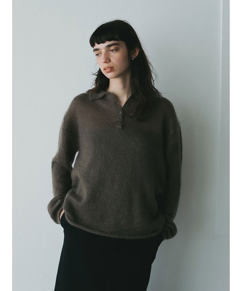 HER.(ハー)の「モヘアポロニット(ニット/セーター・レディース・モカ/ライトグレー・フリー)」の12枚目の写真