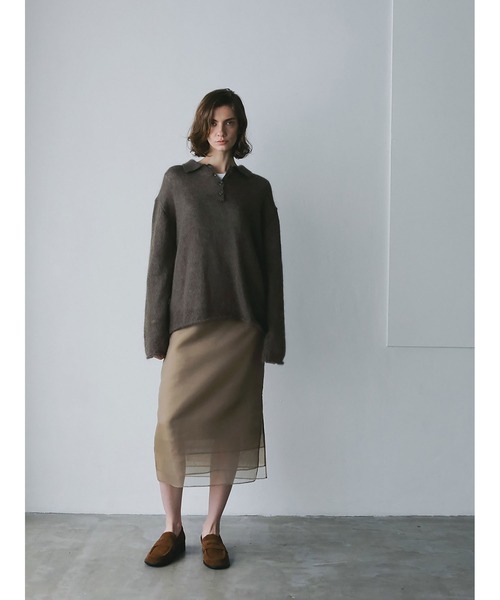 HER.(ハー)の「モヘアポロニット(ニット/セーター・レディース・モカ/ライトグレー・フリー)」の14枚目の写真