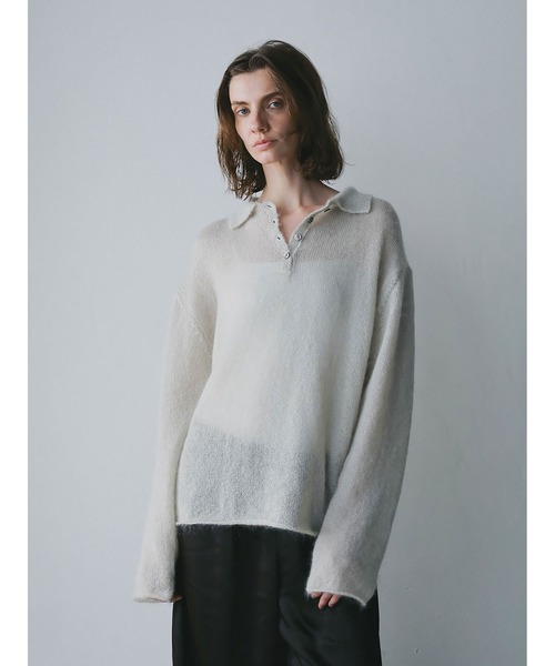 HER.(ハー)の「モヘアポロニット(ニット/セーター・レディース・モカ/ライトグレー・フリー)」の15枚目の写真