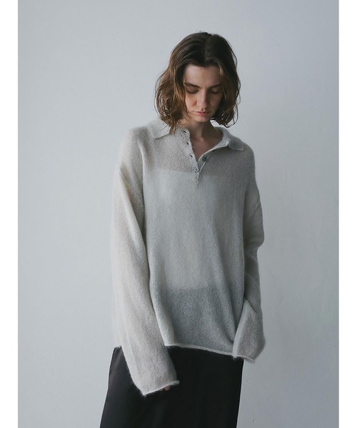 HER.(ハー)の「モヘアポロニット(ニット/セーター・レディース・モカ/ライトグレー・フリー)」の16枚目の写真