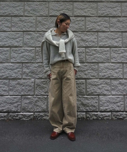 HER.(ハー)の「モヘアポロニット(ニット/セーター・レディース・モカ/ライトグレー・フリー)」の18枚目の写真