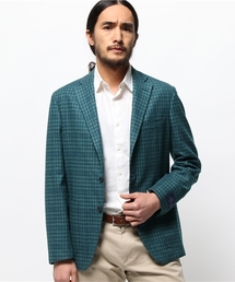 Belvest ベルベスト グレー チェック柄 テーラードジャケット SALE】Belvest（ベルベスト）シルクライトツィードオーバー