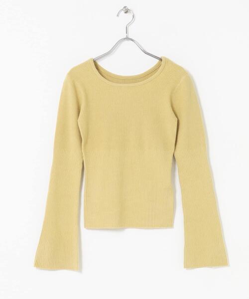 SENSE OF PLACE by URBAN RESEARCH（センスオブプレイスバイアーバンリサーチ）の「『WEB限定』2WAYストレッチラウンドネックセーター（ニット/セーター・レディース・チャコールグレー/ブラウン/レッド/ネイビー/ベージュ・ONE）」の19枚目の写真