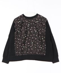 H.A.K | レオパードフラワーカットジャカード＋ソフト天竺ドルマンカットソー(Tシャツ/カットソー)