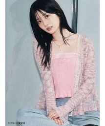 LILY BROWN(リリーブラウン)のレーストリムニットアンサンブル(アンサンブル)