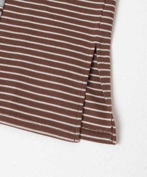 KBF（ケイビーエフ）の「オーバーサイズラガーシャツ（Tシャツ/カットソー・レディース・ブラウン系その他/ブラック系その他・ONE）」の10枚目の写真