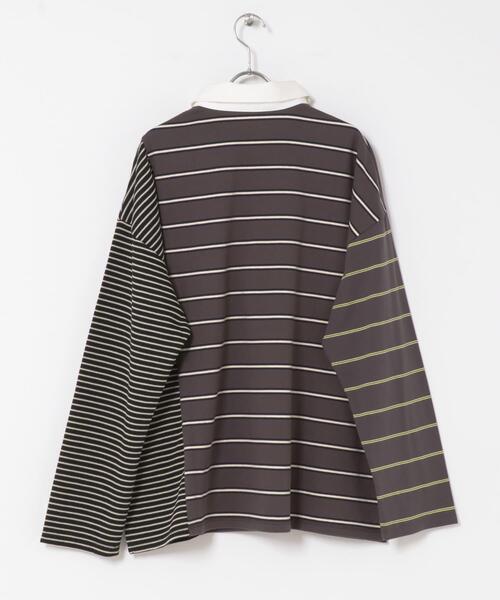 KBF（ケイビーエフ）の「オーバーサイズラガーシャツ（Tシャツ/カットソー・レディース・ブラウン系その他/ブラック系その他・ONE）」の19枚目の写真