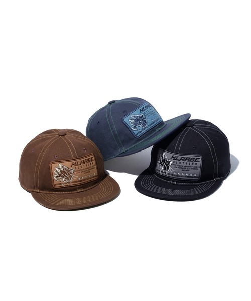 XLARGE(エクストララージ)の「TWILL PATCH 6PANEL CAP(キャップ・メンズ・ブラック/ブラウン/ネイビー・ONE SIZE)」の4枚目の写真