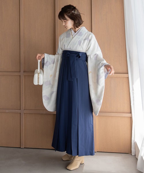ゆかた館グレース（ユカタカングレース）の「こだわり袴3点セット -grace original-（着物・レディース・ブラック系/カーキ系/ブルー系/グリーン系/ネイビー系/パープル系/ホワイト系/レッド系・SMALL/MEDIUM/LARGE）」の11枚目の写真