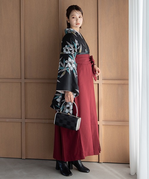 ゆかた館グレース（ユカタカングレース）の「こだわり袴3点セット -grace original-（着物・レディース・ブラック系/カーキ系/ブルー系/グリーン系/ネイビー系/パープル系/ホワイト系/レッド系・SMALL/MEDIUM/LARGE）」の21枚目の写真