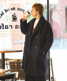 【新品】アバハウス ABA HOUSE / チェスターコート ABAHOUSE GRAY チェスターコート コート ネオスエード メンズ