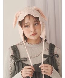 merry jenny | animal lace knit cap(ニットキャップ/ビーニー)