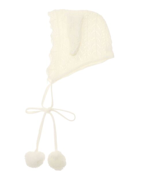 merry jenny（メリージェニー）の「animal lace knit cap（ニットキャップ/ビーニー・レディース・オフホワイト/ライトグレー/ピンク・FREE）」の21枚目の写真