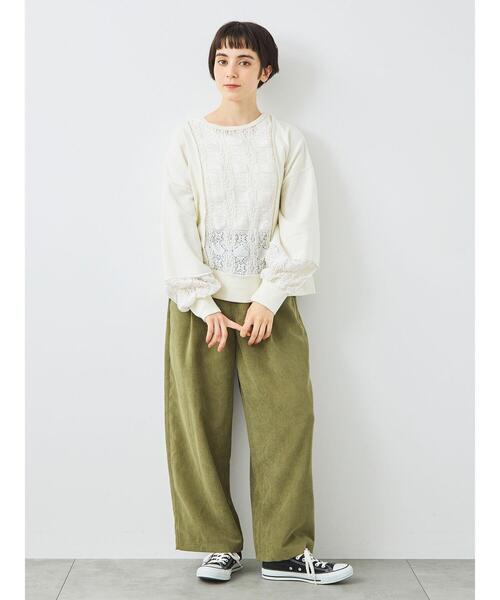 SM2(エスエムツー)の「コーデュロイストレートパンツ(その他パンツ・レディース・カーキ/チャコールグレー/ピンク/ベージュ・F)」の4枚目の写真