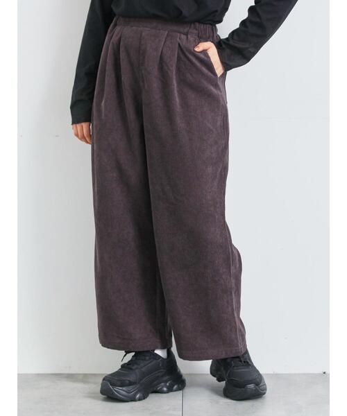 SM2(エスエムツー)の「コーデュロイストレートパンツ(その他パンツ・レディース・カーキ/チャコールグレー/ピンク/ベージュ・F)」の2枚目の写真