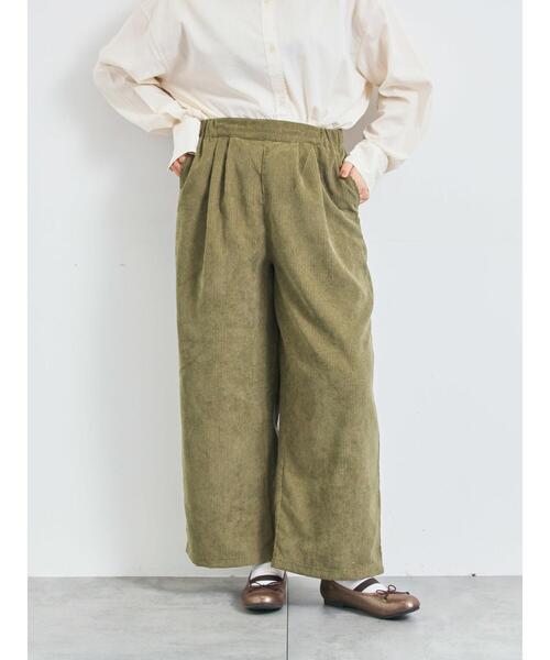 SM2(エスエムツー)の「コーデュロイストレートパンツ(その他パンツ・レディース・カーキ/チャコールグレー/ピンク/ベージュ・F)」の10枚目の写真