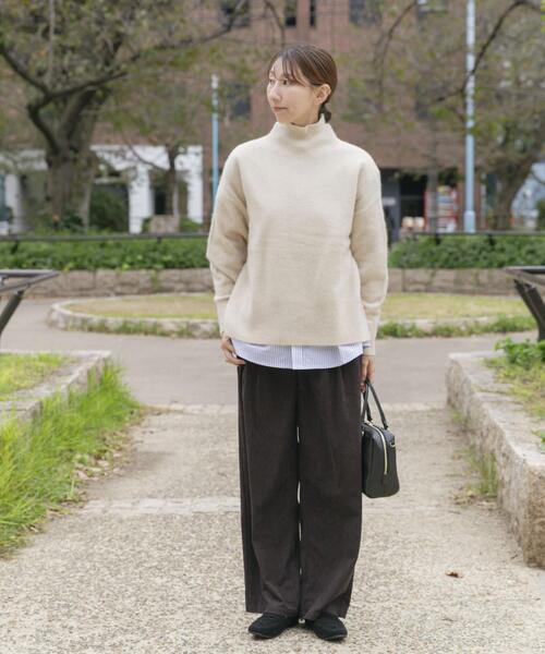セール】ラクーンハイネックビッグニット（ニット/セーター）｜ITEMS