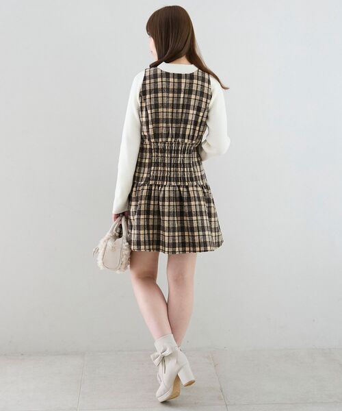 MAJESTIC LEGON(マジェスティックレゴン)の「キラキラハイネックニット(ニット/セーター・レディース・グレー/ブラック/アイボリー/ピンク・MEDIUM)」の7枚目の写真