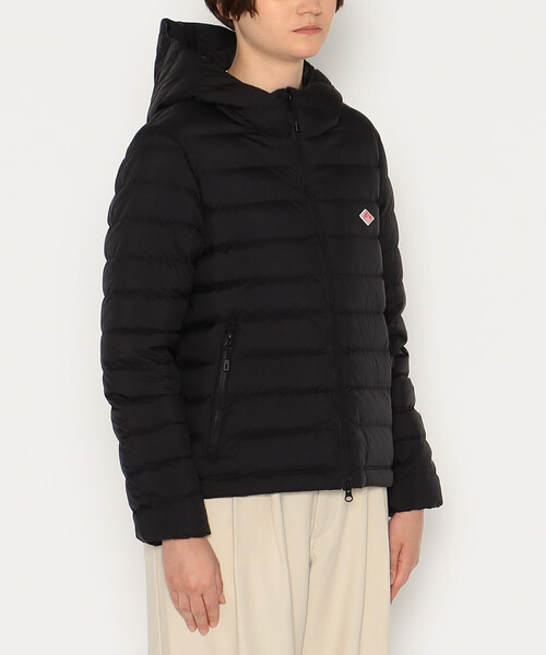 WOMEN'S NYLON TAFFETA MIDDLE DOWN HOODED JACKET（ダウンジャケット
