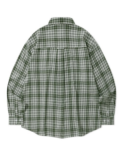 F.ILLUMINATE(フィルミネイト)の「オーバーサイズマドラスチェックシャツ-カーキ(シャツ/ブラウス・レディース・その他・MEDIUM/LARGE/X-LARGE)」の2枚目の写真