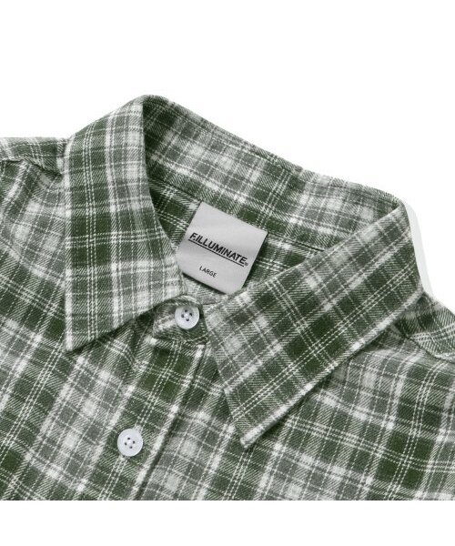 F.ILLUMINATE(フィルミネイト)の「オーバーサイズマドラスチェックシャツ-カーキ(シャツ/ブラウス・レディース・その他・MEDIUM/LARGE/X-LARGE)」の7枚目の写真